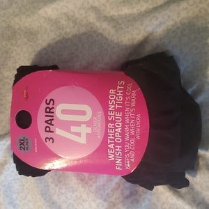 NWT 3 pairs of opaque tights